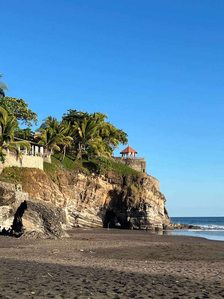 El zonte beach in El Salvador.