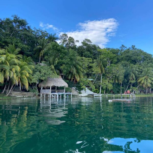 Lake Peten, Guatemala.