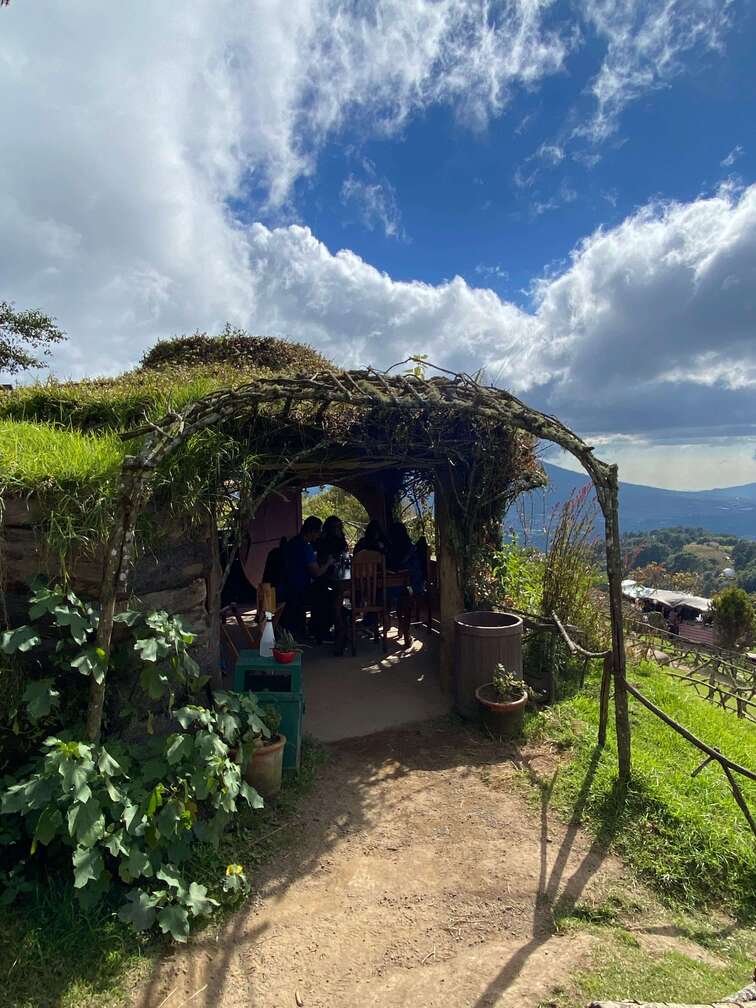 Hobbit hole in Hobbitenango.