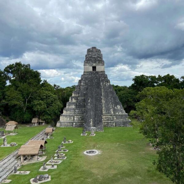 Tikal ruins near Flores.